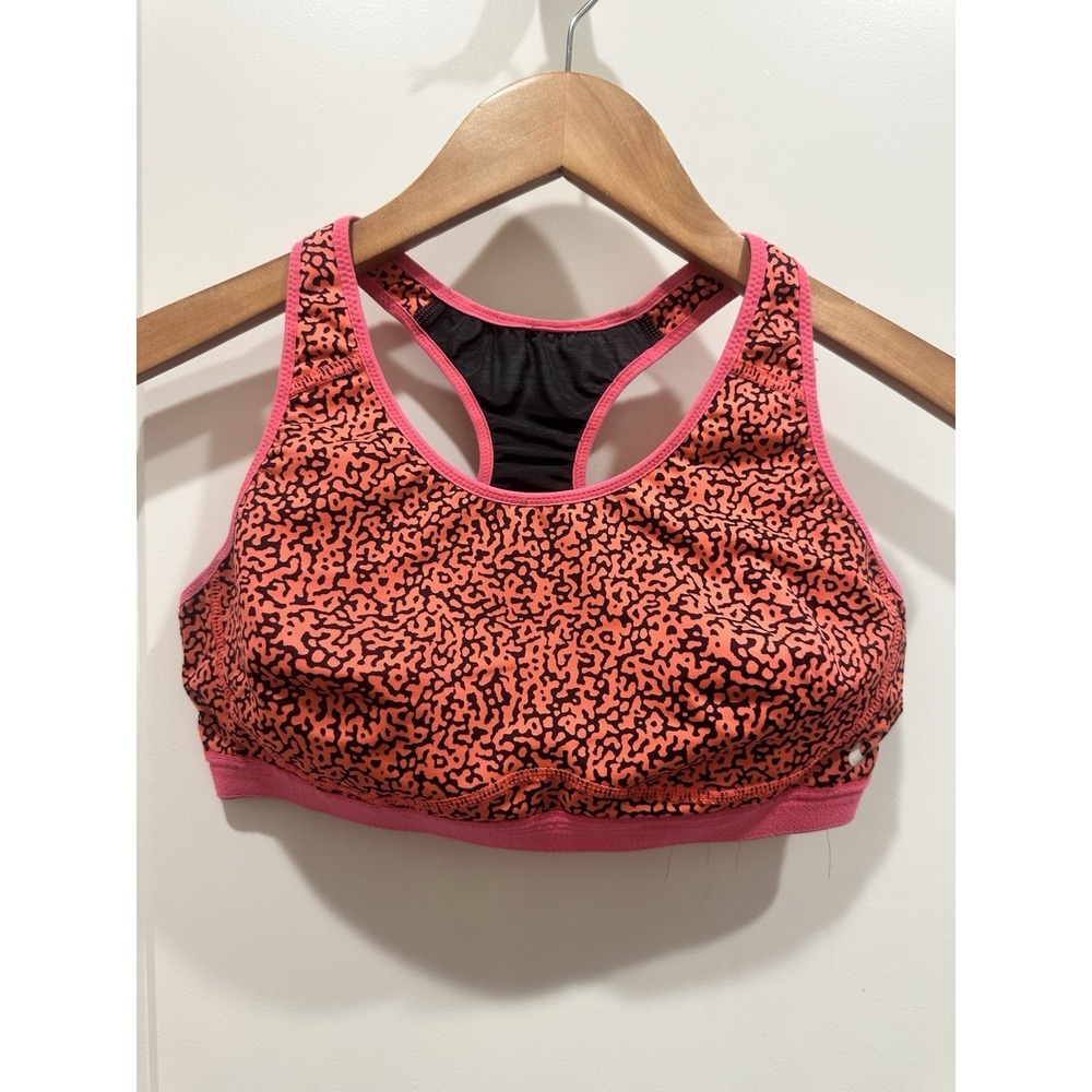 Nike‎ Orange Pink Sports Bra Medium